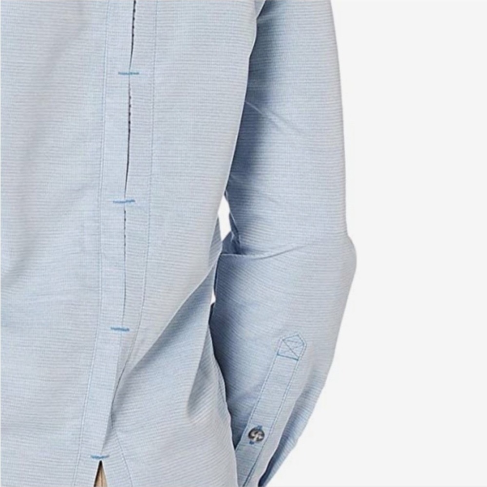 Mountain Hardwear light blue Canyon long sleeve shirt Size Medium - Picture 4 of 12